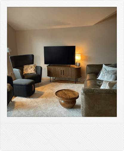 Polaroid of the Living room